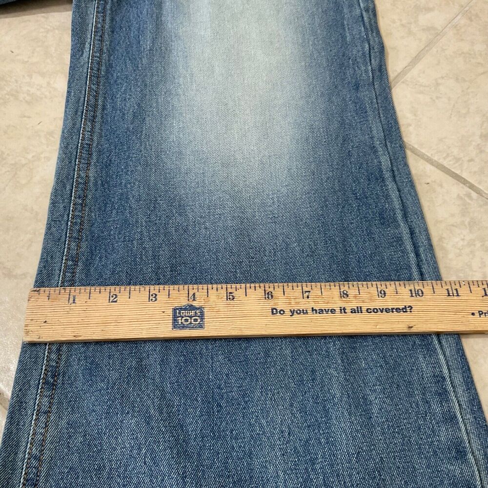 Wide Leg Baggy Jeans Suspenders O2 denim women’s size 2 - Picture 9 of 13